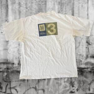 Vintage Mossimo “M3” Graphic Tee – White – Size XL